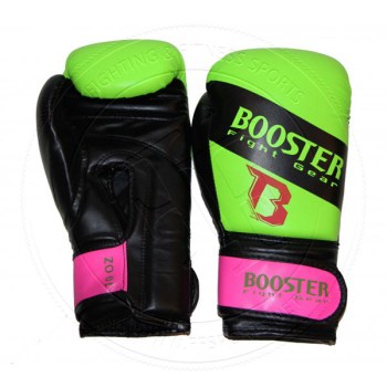 Booster Velcro Skintex Gloves BlackGreen - 01